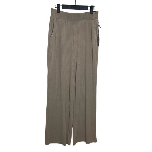 Dictionary Wide Leg Flowy Stretchy Pants w/ Pockets - Size 8/10 - Picture 1 of 4